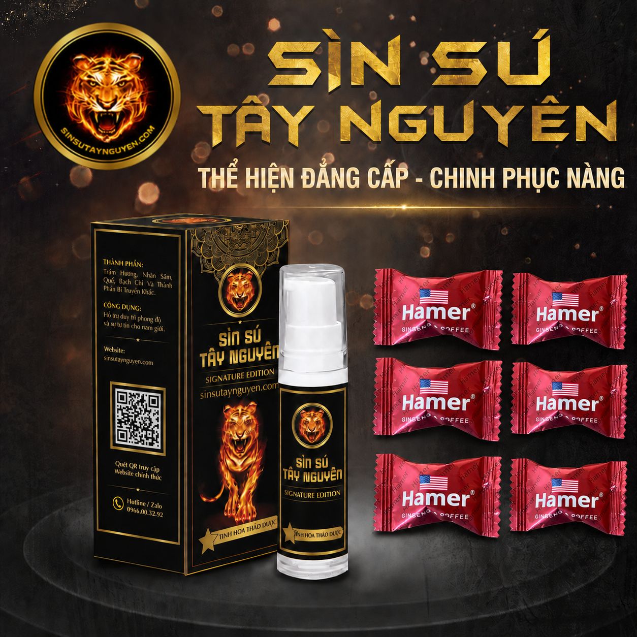 Combo Sìn Sú Nước 4ml + 5 Kẹo Sâm — Tặng 1 Viên Sâm